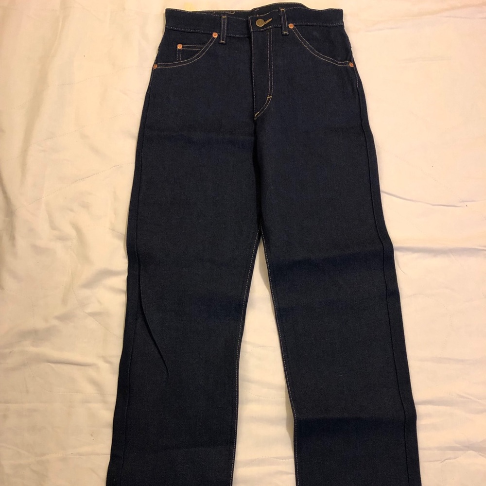 Lee- Raw Denim- 1970s-1980s Lee Riders